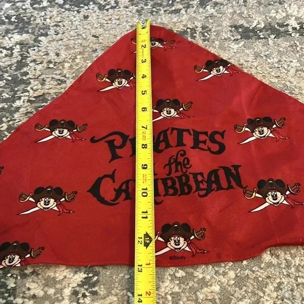 Pirates of the Caribbean Bandana Handkerchief Mickey Disney Tie Wrap